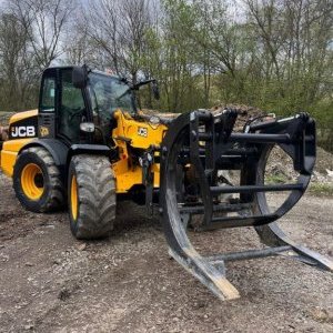 foto 5.2m/3.2t ladowarka JCB TM310 widly+ (2023!)CHWYTAK drewo