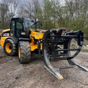 foto 5.2m/3.2t ladowarka JCB TM310 widly+ (2023!)CHWYTAK drewo