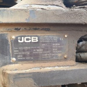 foto 6.5t JCB 65R-1 koparka