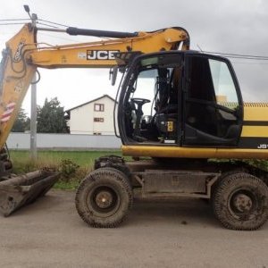 foto 17t koparka 5lyzki JCB 160W platniczki