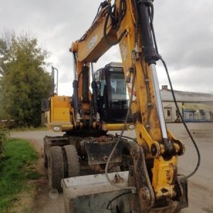 foto 17t koparka 5lyzki JCB 160W platniczki
