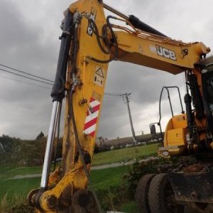 foto 17t koparka 5lyzki JCB 160W platniczki