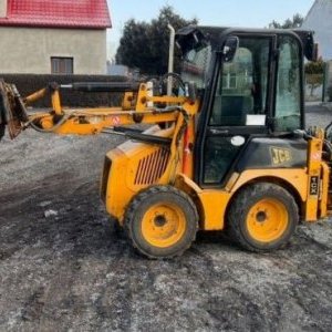foto JCB 1CX doky 4lyzki widly 3t mini koparko-ladowarka