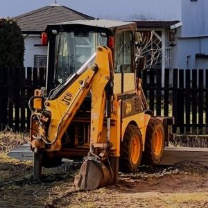 foto JCB 1CX doky 4lyzki widly 3t mini koparko-ladowarka